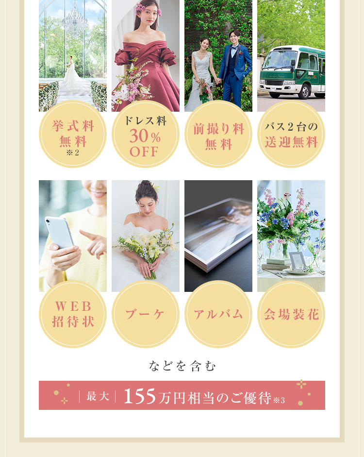 140万円相当のご優待※3