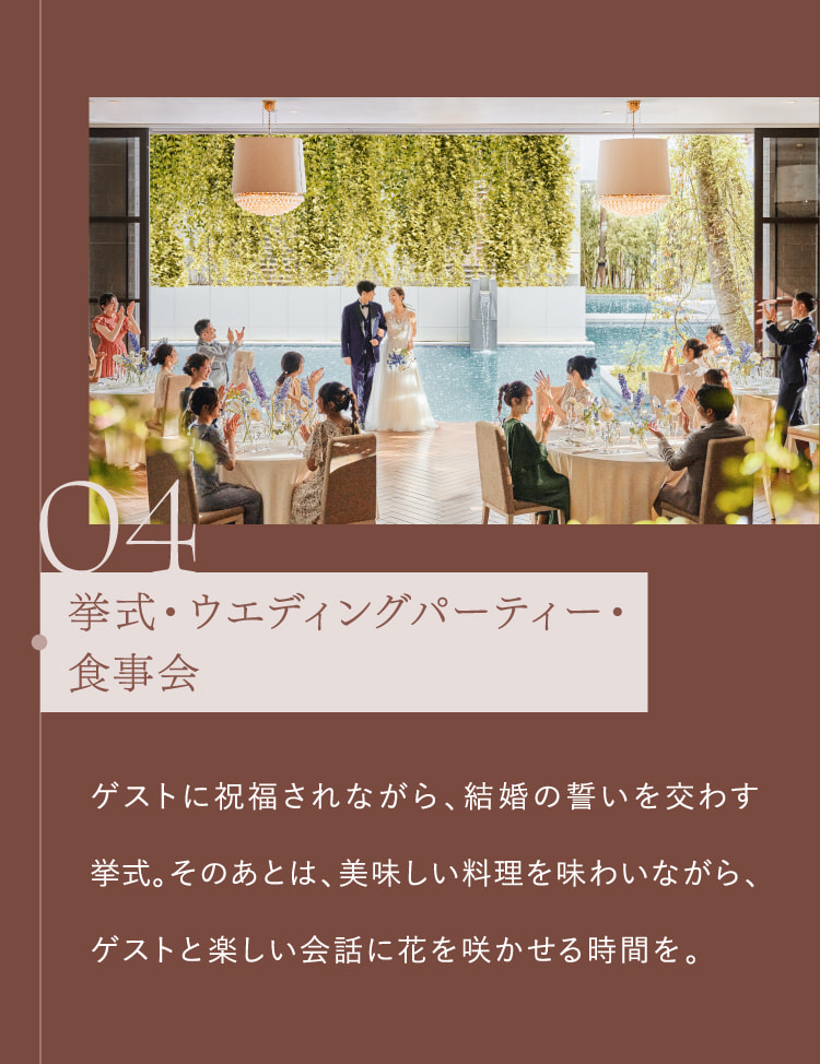 04 挙式・ウエディングパーティー・食事会