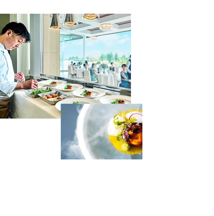 春の白エビや夏の越中バイ貝、秋の紅ズワイガニ、冬の寒ブリなど、富山の四季をご堪能ください。