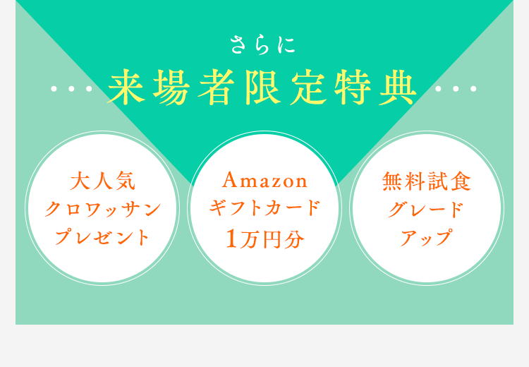 大人気クロワッサンプレゼント