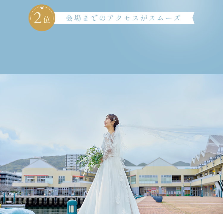 会場までのアクセスがスムーズ