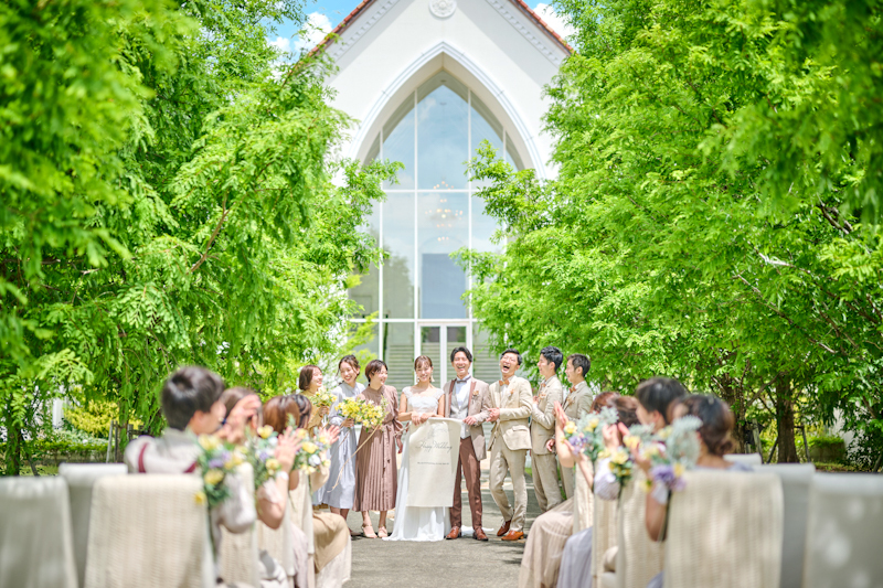 ◆サマープラン◆
≪緑溢れる夏の結婚式≫[2023年7月～8月挙式の方]