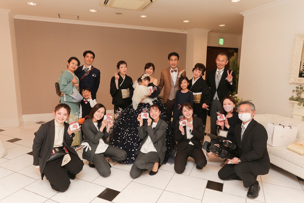 様々な演出ができる披露宴会場と 信頼できるスタッフの皆様
