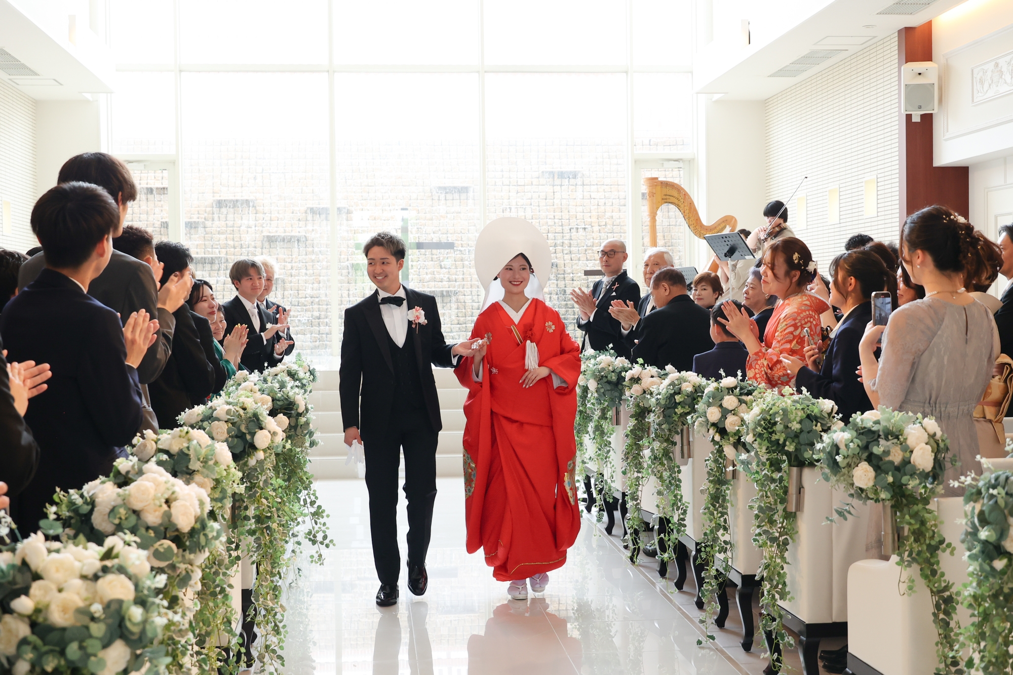 福井の結婚式場 和装とタキシードの結婚式！？