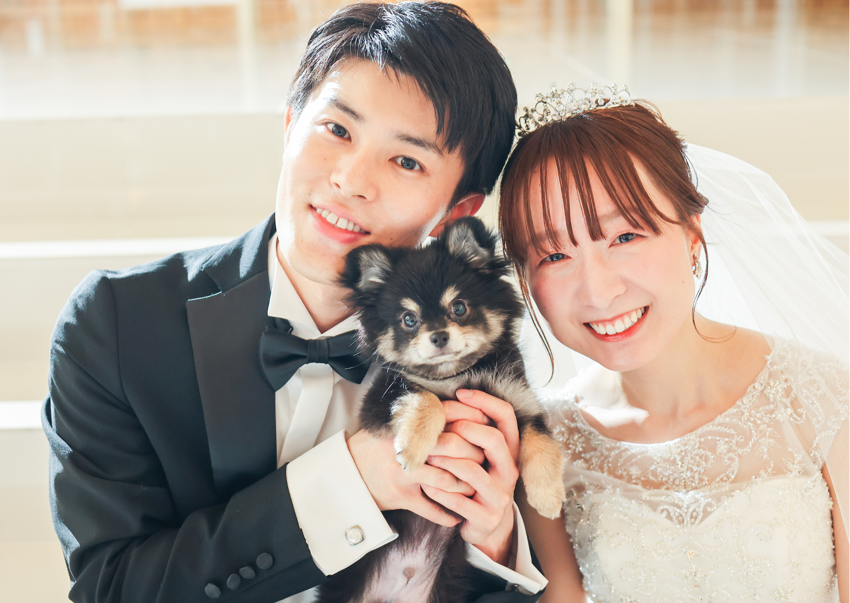 愛犬と一緒にできる結婚式！大分でペット婚ができるララシャンス迎賓館