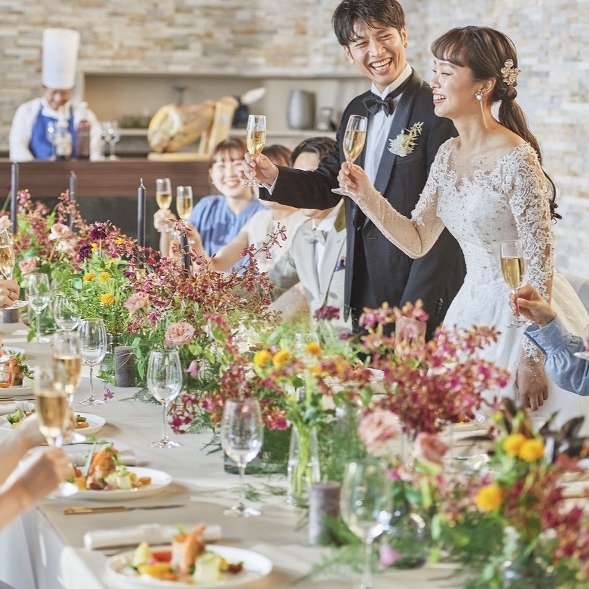 おもてなし重視のレストランウエディング＊家族婚～大人数婚まで対応♪