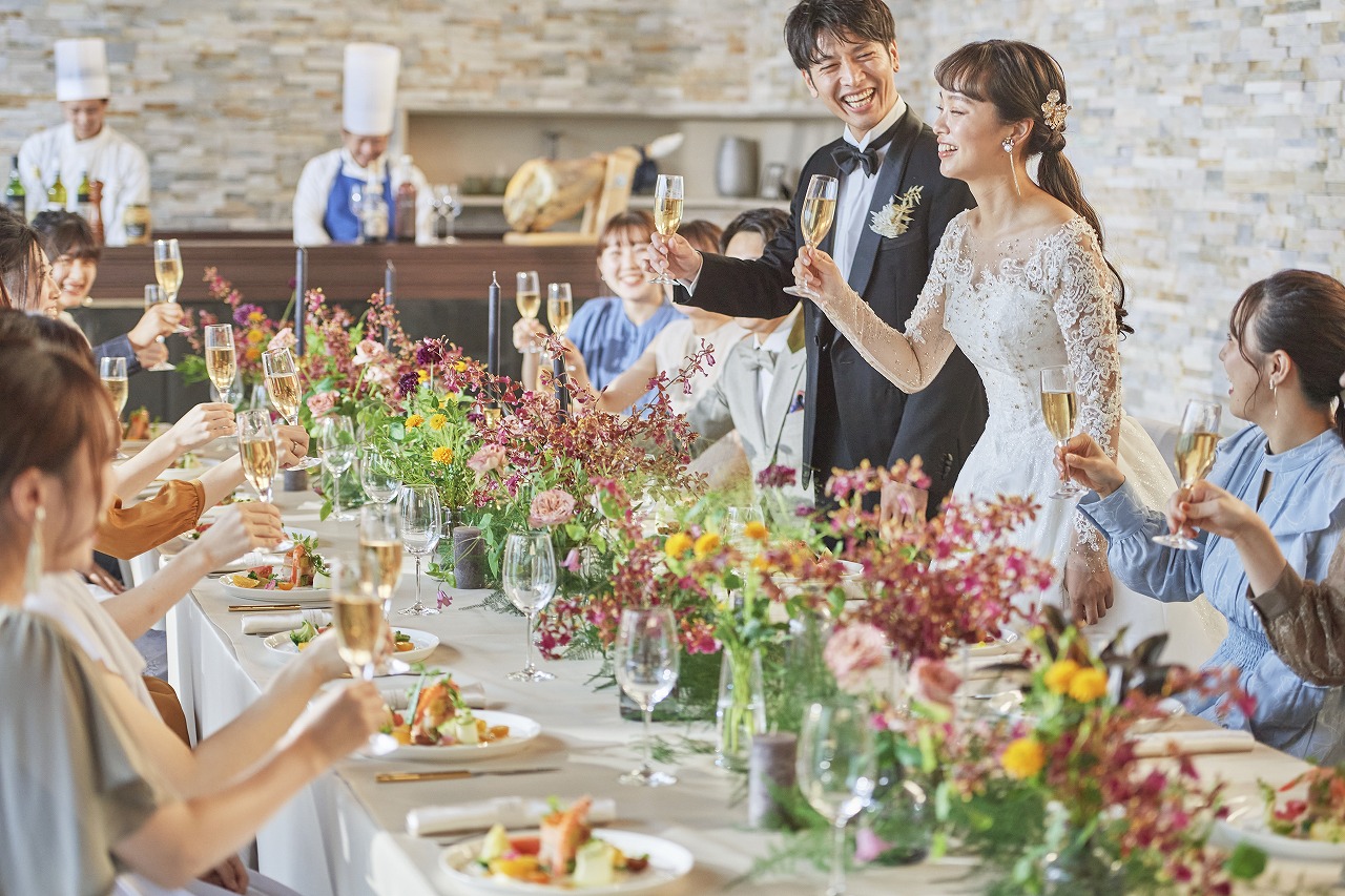 おもてなし重視のレストランウエディング＊家族婚～20名婚まで対応♪